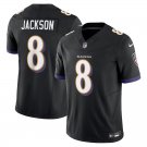 men's & kids Activewear Football Uniform #8 Lamar Jackson Jerseys 2024 Black F.U.S.E. Limited Shirt