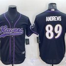 men's Activewear Football Uniform #89 Mark Andrews Jerseys Black Baseball CoolBase Shirt