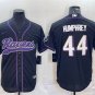 men's Activewear Football Uniform #44 Marlon Humphrey Jerseys Black Baseball CoolBase Shirt