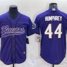 men's Activewear Football Uniform #44 Marlon Humphrey Jerseys Purple Baseball CoolBase Shirt