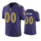 men's & kids Football Baltimore Ravens Uniform #00 Custom name number Jerseys Purple Limited Shirt