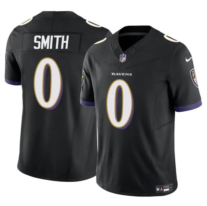 men's & kids Football Ravens Uniform #0 Roquan Smith Jerseys Black Team Game Player Limited Shirts