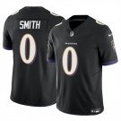 men's & kids Football Ravens Uniform #0 Roquan Smith Jerseys Black Team Game Player Limited Shirts