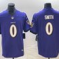 men's & kids Football Ravens Uniform #0 Roquan Smith Jerseys Purple Team Game Player Limited Shirts