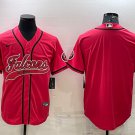 men's Activewear Football Atlanta Falcons Uniform Blank Jerseys Red Baseball CoolBase Shirt