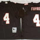 men's & youth Activewear Football Uniform #4 Brett Favre Jerseys 1991 Vintage Black Throwback Shirt