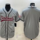men's Activewear Football Arizona Cardinals Uniform Blank Jerseys Grey Baseball CoolBase Shirt