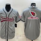 men's Activewear Football Arizona Cardinals Uniform Blank Jerseys Grey Baseball CoolBase Shirt