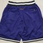 men's Baltimore Ravens Purple Just Don Pocket Zipper Football Shorts