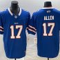men's & kids Football Bills Uniform #17 Josh Allen Jerseys 2023 Royal F.U.S.E. Limited Shirt