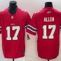 men's & kids Football Bills Uniform #17 Josh Allen Jerseys 2023 Red F.U.S.E. Limited Shirt