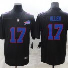 men's Activewear Football Uniform #17 Josh Allen Jerseys Black Fashion Limited Shirt