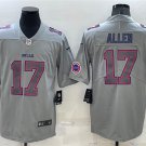 men's Activewear Football Uniform #17 Josh Allen Jerseys Gray Atmosphere Fashion Limited Shirt