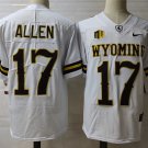 men's & youth Activewear Football Uniform #17 Josh Allen Jerseys White MY Cowboys College Shirt