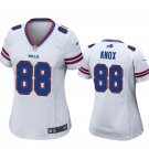 women's Activewear Football Uniform #88 Dawson Knox Jerseys White Player Game Limited Lady Shirt