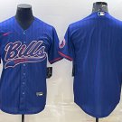 men's Activewear Football Uniform Buffalo Bills Blank Jerseys Royal Baseball CoolBase Shirt