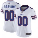 women's Football Buffalo Bills Uniform #00 Custom name number Jerseys White Limited Lady Shirt