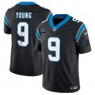 men's & kids Activewear Football Uniform #9 Bryce Young Jerseys Black F.U.S.E. C Patch Limited Shirt
