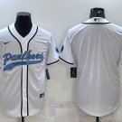 men's Activewear Football Uniform Carolina Panthers Blank Jerseys White Baseball CoolBase Shirt