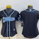 women's Activewear Football Uniform Carolina Panthers Blank Jerseys Black Baseball CoolBase Shirt