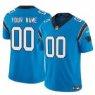 men's & kids Football Carolina Panthers Uniform #00 Custom name number Jerseys Blue Limited Shirt