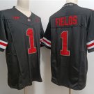 men's & youth Activewear Football Uniform #1 Justin Fields Jerseys Black Ohio Buckeyes College Shirt