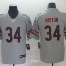 men's & youth Activewear Football Uniform #34 Walter Payton Jerseys Silver Inverted Legend Shirt