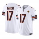 men's & kids Activewear Football Uniform #17 Tyson Bagent Jerseys 2024 White John Madden Patch Shirt