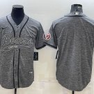 men's Activewear Football Uniform Chicago Bears Blank Jerseys Grey Baseball CoolBase Shirt