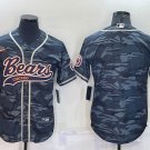 men's Activewear Football Uniform Chicago Bears Blank Jerseys Grey Camo Baseball CoolBase Shirt