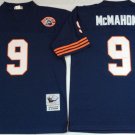 men's & youth Activewear Football Uniform #9 Jim McMahon Jerseys Vintage Navy Throwback Shirt