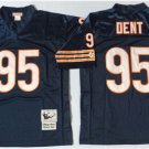 men's & youth Activewear Football Uniform #95 Richard Dent Jerseys M&N Vintage Navy Throwback Shirt
