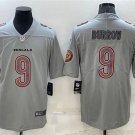 men's Activewear Football Uniform #9 Joe Burrow Jerseys Gray Atmosphere Fashion Limited Shirt