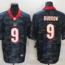 men's Activewear Football Uniform #9 Joe Burrow Jerseys Camo Limited Shirt