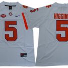 men's & youth Activewear Football Uniform #5 Tee Higgins Jerseys White Clemson Tigers College Shirt