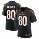 men's & kids Activewear Football Uniform #80 Andrei Iosivas Jerseys Black Player Game Limited Shirt