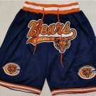 men's Chicago Bears Navy Just Don Pocket Zipper Football Shorts