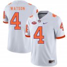 men's & youth Activewear Football Uniform #4 Deshaun Watson Jerseys White Tigers College Shirt