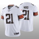 men's & kids Activewear Football Uniform #21 Denzel Ward Jerseys White Player Game Limited Shirt
