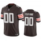 men's & kids Football Cleveland Browns Uniform #00 Custom name number Jerseys Brown Limited Shirt
