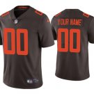 men's & kids Football Cleveland Browns Uniform #00 Custom name number Jerseys Brown Limited Shirt