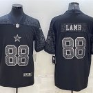 men's Activewear Football Uniform #88 CeeDee Lamb Jerseys Black RFLCTV Limited Shirt