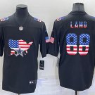 men's Activewear Football Uniform #88 CeeDee Lamb Jerseys Black USA Map Fashion Limited Shirt