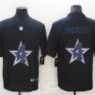 men's Activewear Football Uniform #4 Dak Prescott Jerseys Black Shadow Logo Limited Shirt