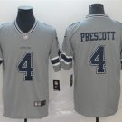 men's & youth Activewear Football Uniform #4 Dak Prescott Jerseys Gray Inverted Limited Shirt