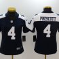 women's Activewear Football Uniform #4 Dak Prescott Jerseys Thanksgiving Navy Limited Lady Shirt