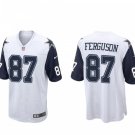 men's & kids Activewear Football Uniform #87 Jake Ferguson Jerseys White Alternate Limited Shirt
