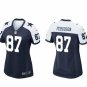 women's Activewear Football Uniform #87 Jake Ferguson Jerseys Thanksgiving Navy Limited Lady Shirt