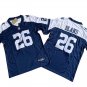 men's & kids Activewear Football Uniform #26 DaRon Bland Jerseys Thanksgiving Navy F.U.S.E. Shirt