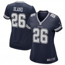 women's Activewear Football Uniform #26 DaRon Bland Jerseys Navy Player Game Limited Lady Shirt